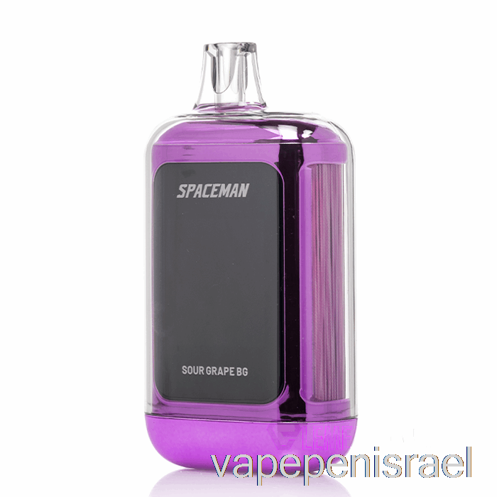 חד פעמי Vape Israel Spaceman Curve 18k מסטיק חד פעמי חמוץ ענבים